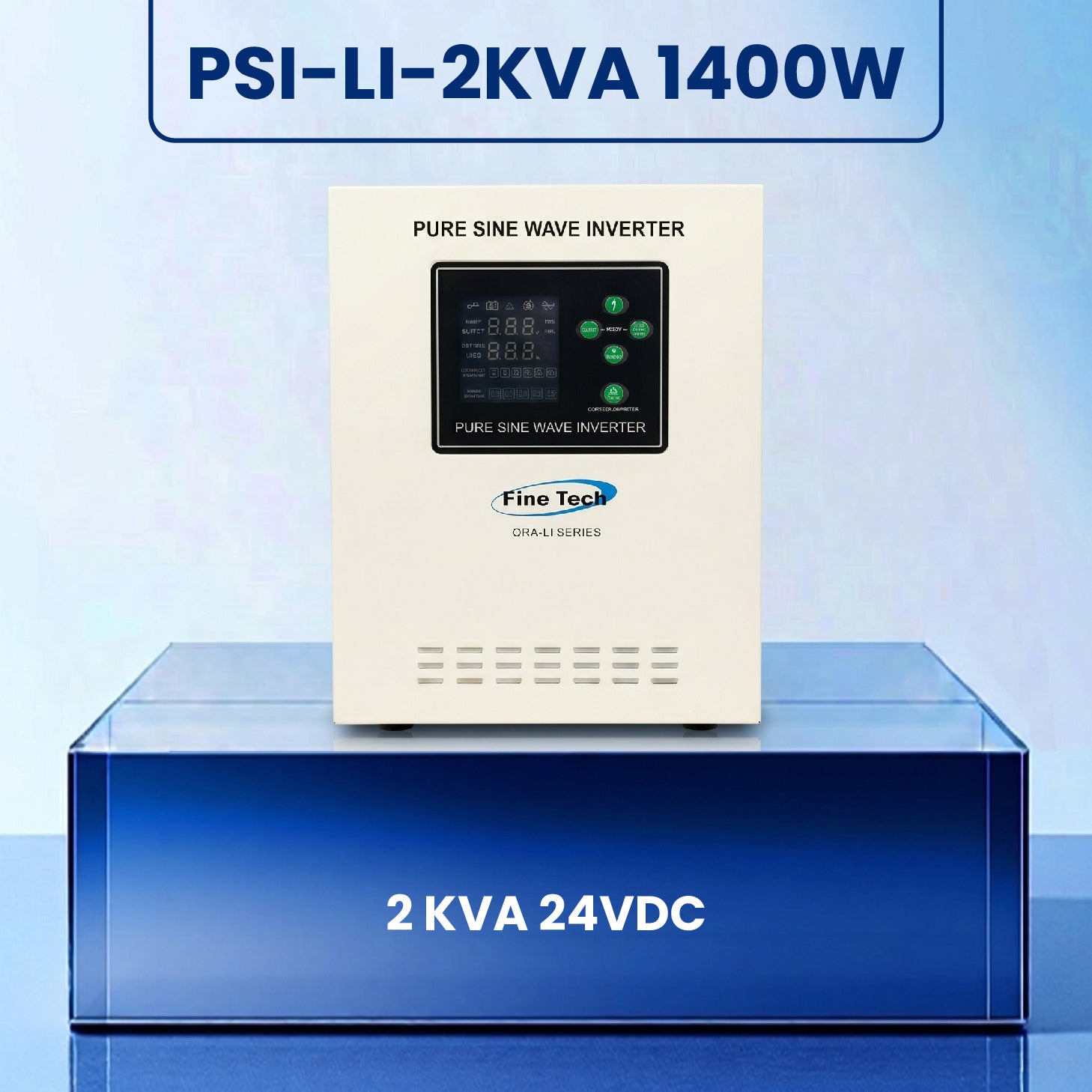 PSI-2KVA | 2 KVA (1400W) 24VDC | Pure Sine Wave | Tower Shape