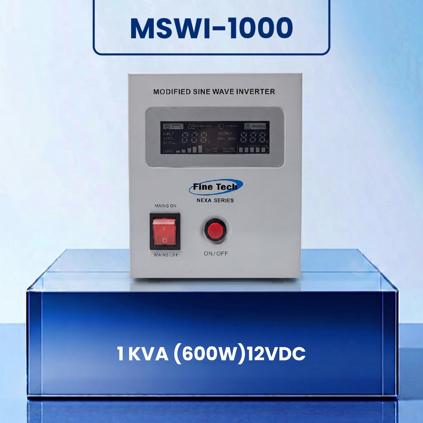 MSWI-1000 | 1 KVA (600W)12VDC | Modified Sine Wave
