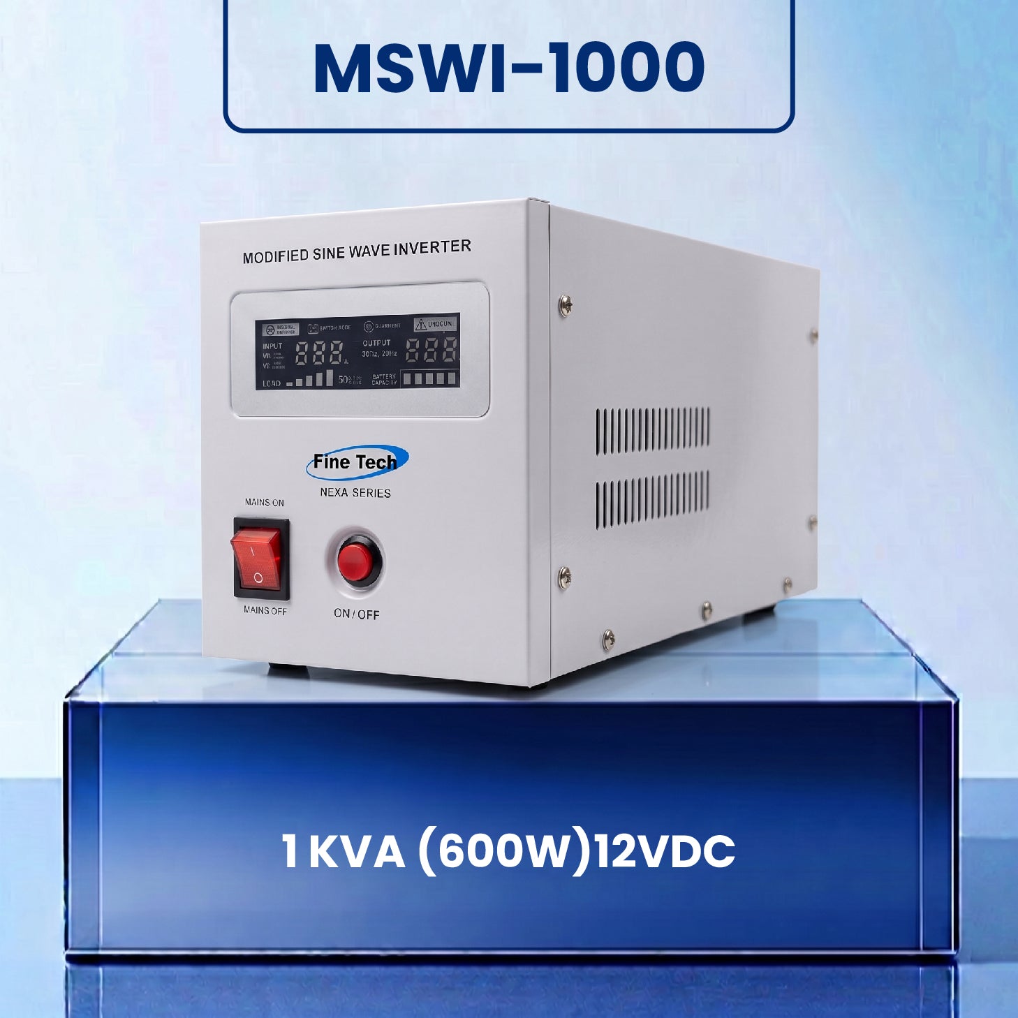 MSWI-1000 | 1 KVA (600W)12VDC | Modified Sine Wave