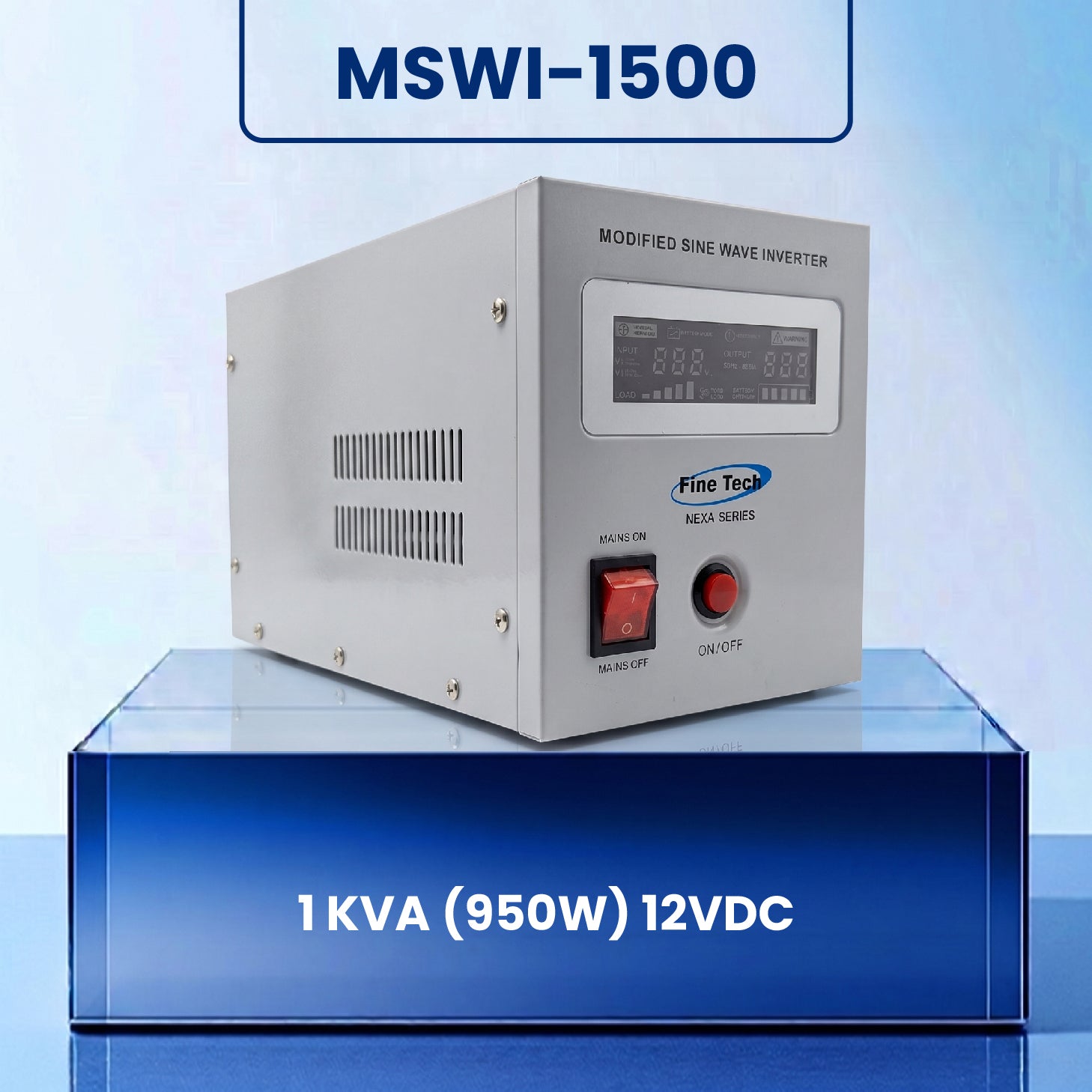 MSWI-1500 | 1 KVA (950W) 12VDC | Modified Sine Wave
