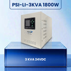 PSI-LI-3KVA 1800W | 3 KVA 24VDC | Pure Sine Wave | LiFePO4 Lithium Battery Supported