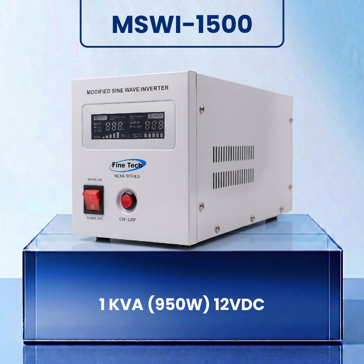 MSWI-1500 | 1 KVA (950W) 12VDC | Modified Sine Wave